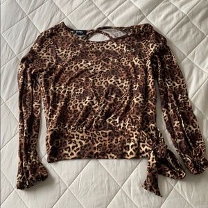 Cheetah print shirt